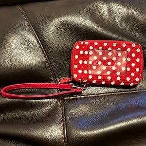 Red polkadot, wallet